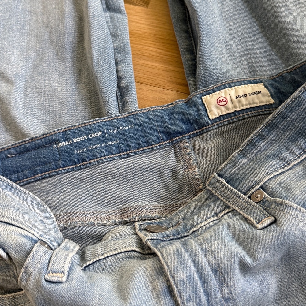 Ag Farah Boot Crop High Rise Jeans - Picture 2 of 4